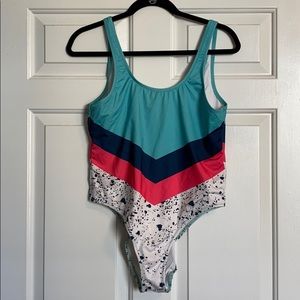 One piece bathing suit